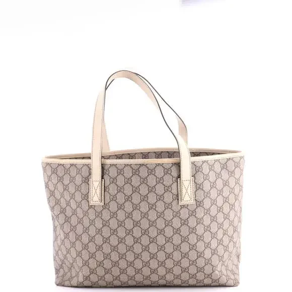 Gucci Plus Tote Gg Coated Canvas With #238970G11B - Picture 3 of 7
